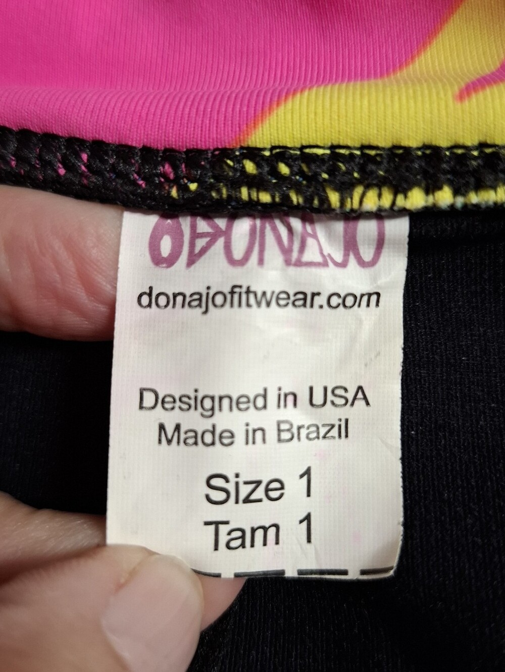 Dona Jo Bright Parrot Rio Ultimate Skirt Skort Tennis Golf Athleisure Sz 1 Small - Picture 7 of 8